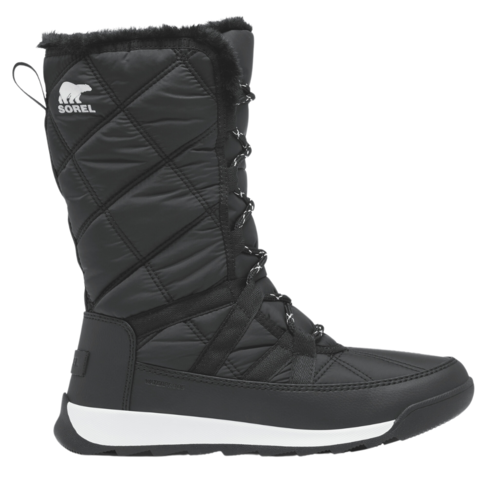 Sorel Women's Whitney II Plus Tall Lace Black/Sea Salt