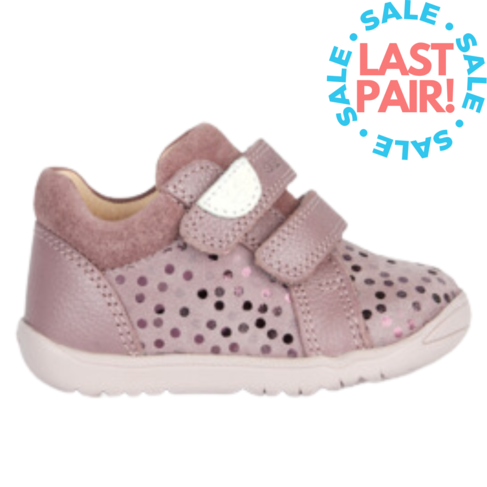 Geox B Macchia Dk Pink Print (Toddler 6.5)