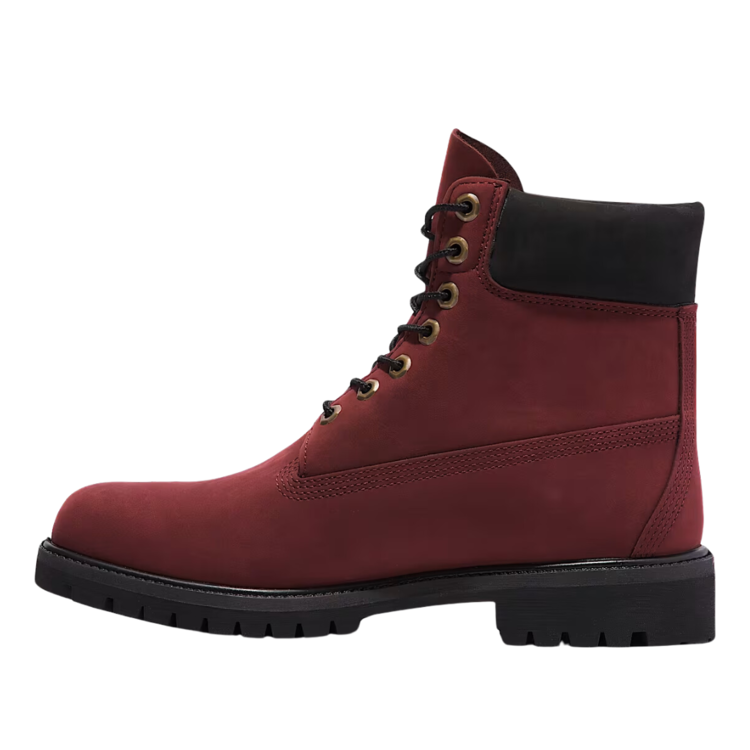 Timberland Timberland Premium 6in Waterproof Boot Burgundy Nubuck