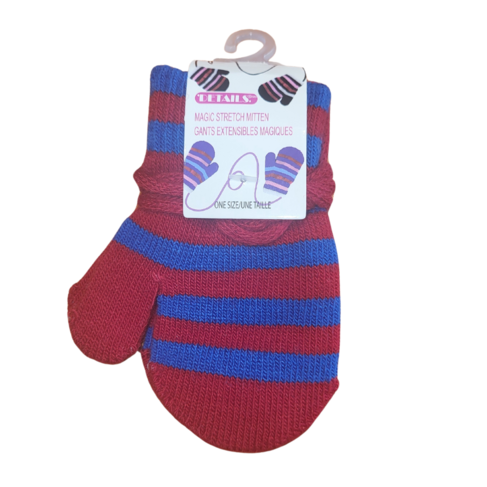 Details Baby Magic Mitt Red/Blue Stripe