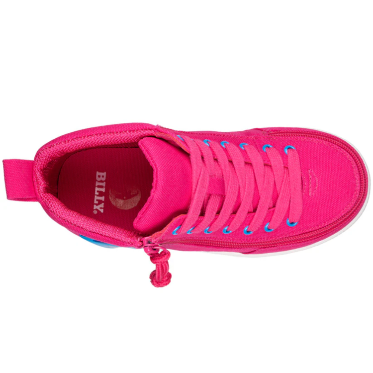 Billy Footwear Billy WDR Classic High Pink/Lt Blue Light Up