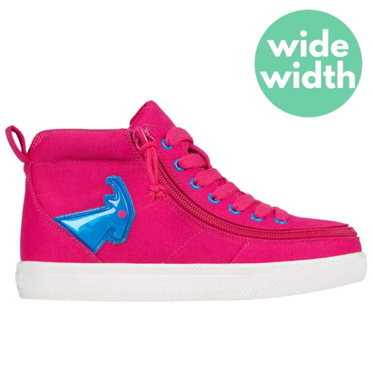 Billy Footwear Billy WDR Classic High Pink/Lt Blue Light Up