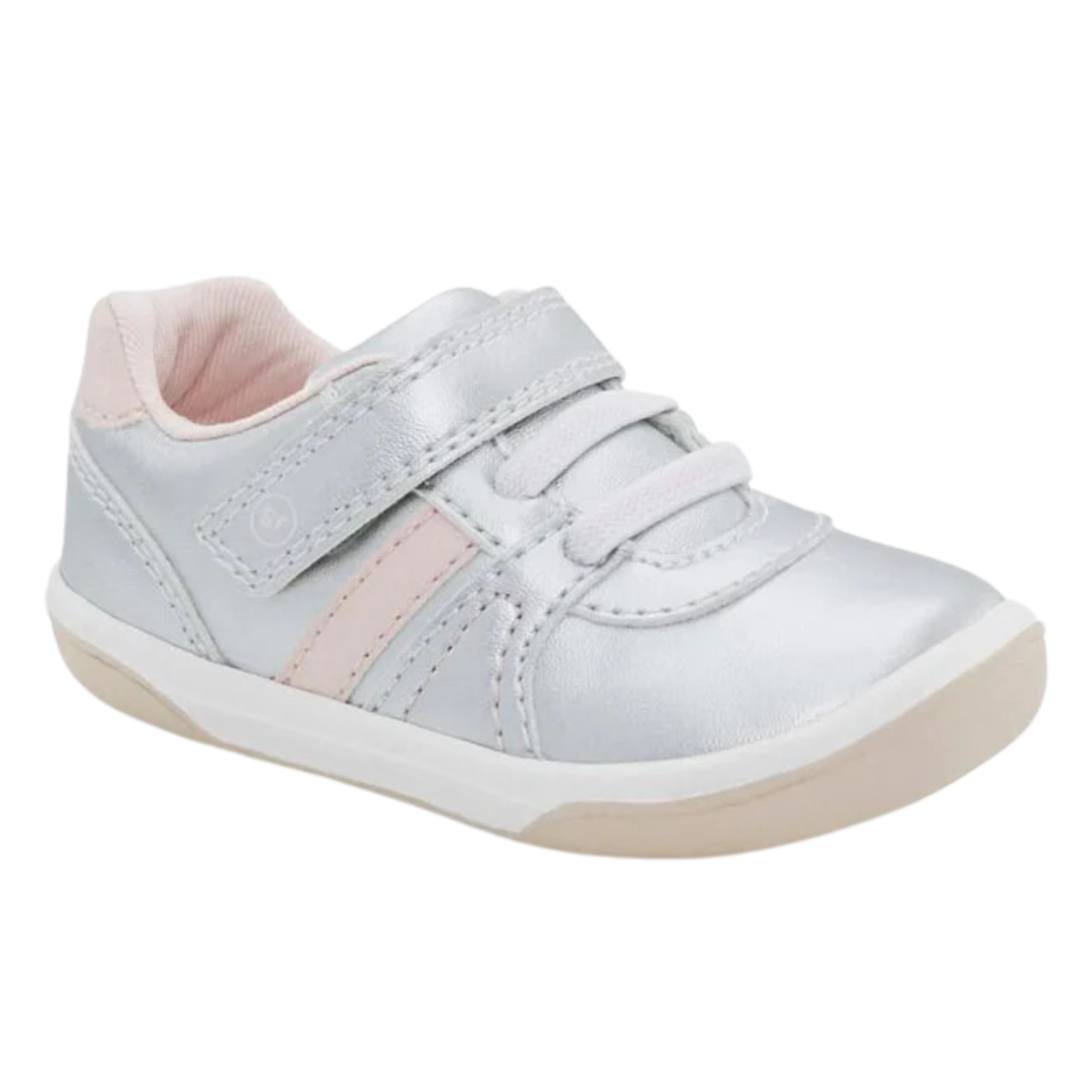 Stride Rite Thompson Silver Kiddie Kobbler St Laurent