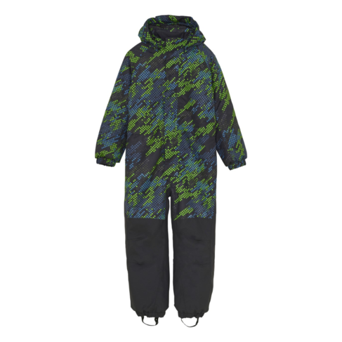 Color Kids One-Piece Snowsuit Grape Leaf Print