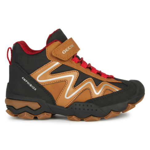 Geox J Buller ABX Cognac/Red