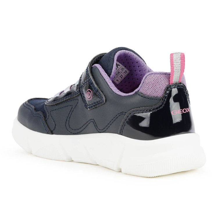 Geox Geox J Aril Navy/Lilac