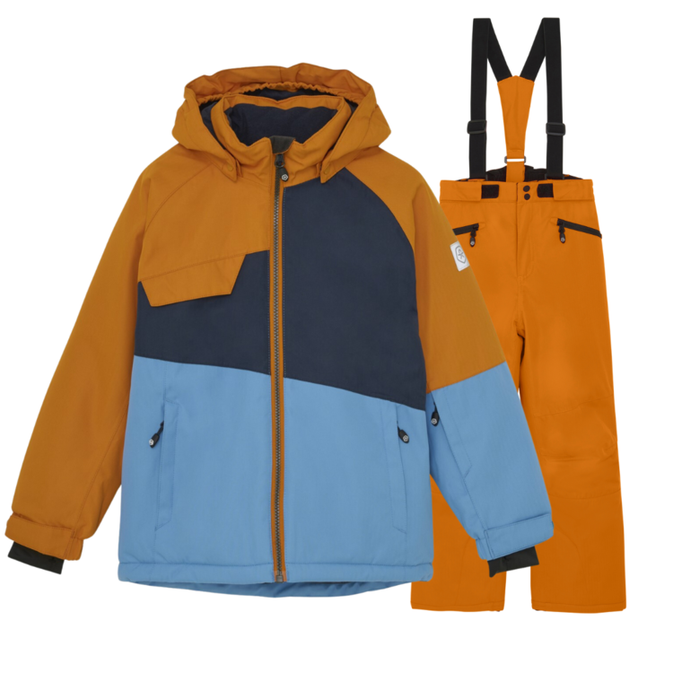 Color Kids Color Kids Colorblock Snowsuit Marmalade