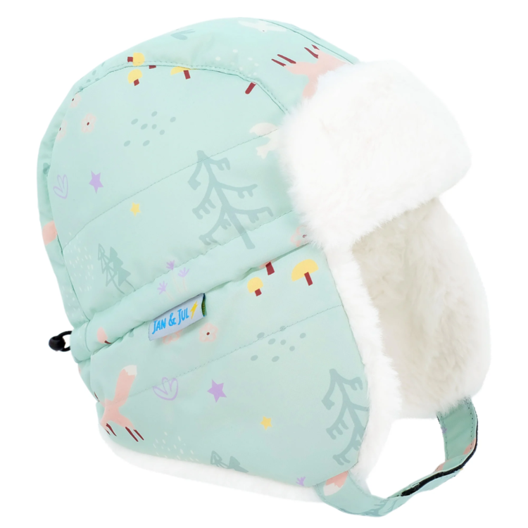 Jan & Jul Jan & Jul Toasty-Dry Trapper Hat Minty Forest