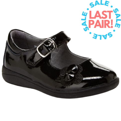 Stride Rite Ava Black Patent (Toddler 5)