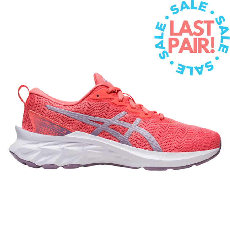 Asics Asics Novoblast 2 GS Papaya/Dusk Violet Youth 6.5 + 7