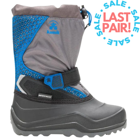 Kamik SnowfallP 2 Charcoal/Blue (Toddler 8)