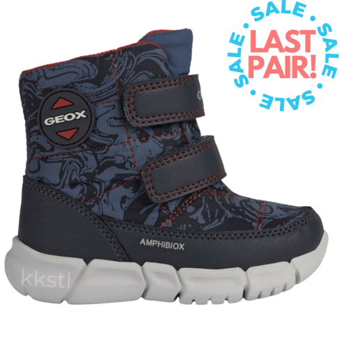 Geox B Flexyper ABX Avio/Red (Toddler 4.5)
