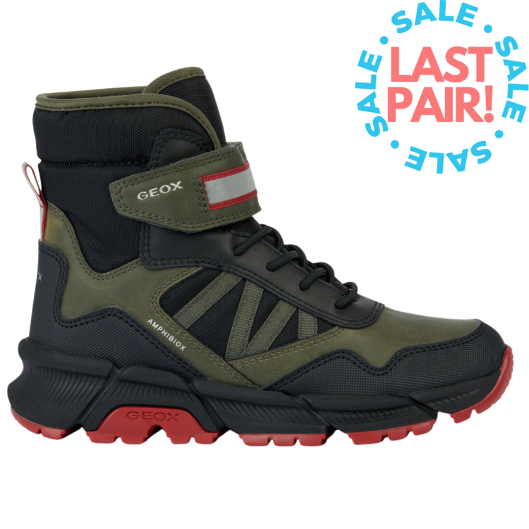 Geox Geox J Flexyper Plus ABX Military/Red