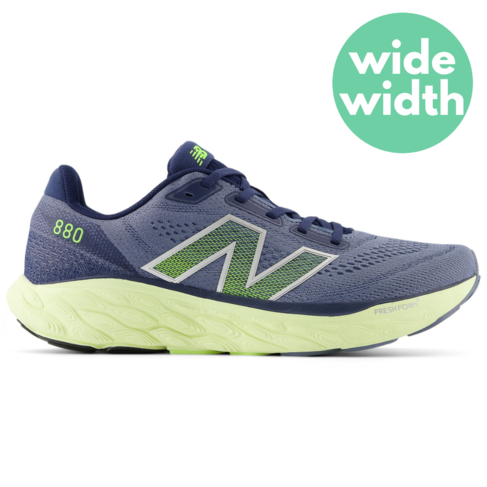 New Balance Men's Fresh Foam 880 Grey/Yellow (WIDE)