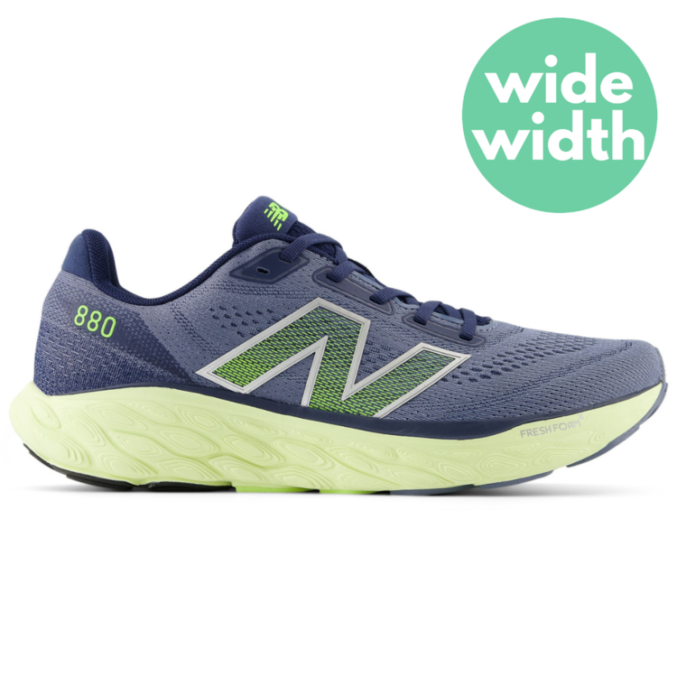 New Balance New Balance Men's Fresh Foam 880 Grey/Yellow (WIDE)