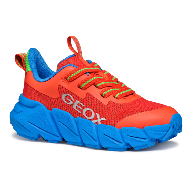 Geox Geox J Flexyper Fast Red/Lt Blue