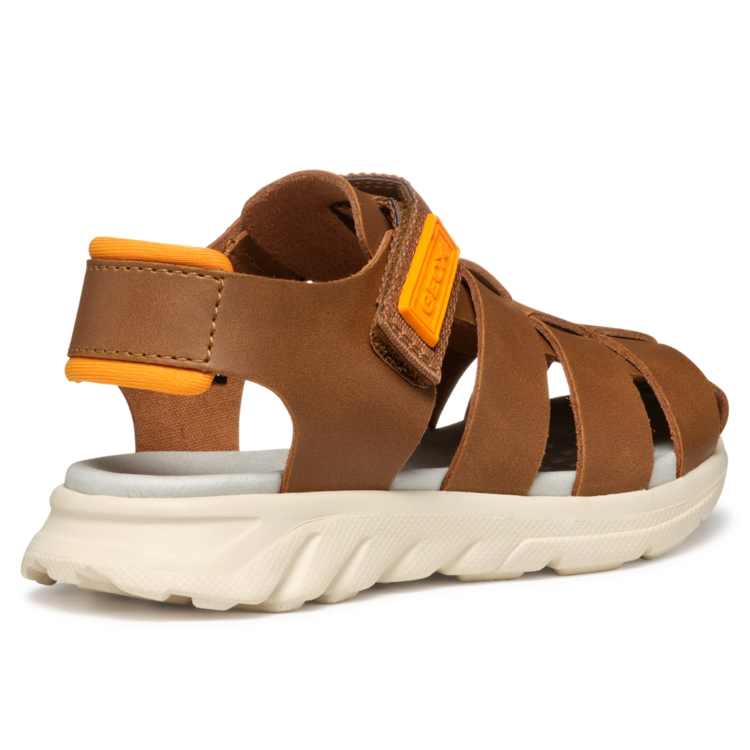Geox Geox J Airadyum Lt Brown/Orange