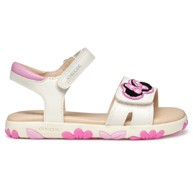 Geox Geox J Haiti White/Dk Pink