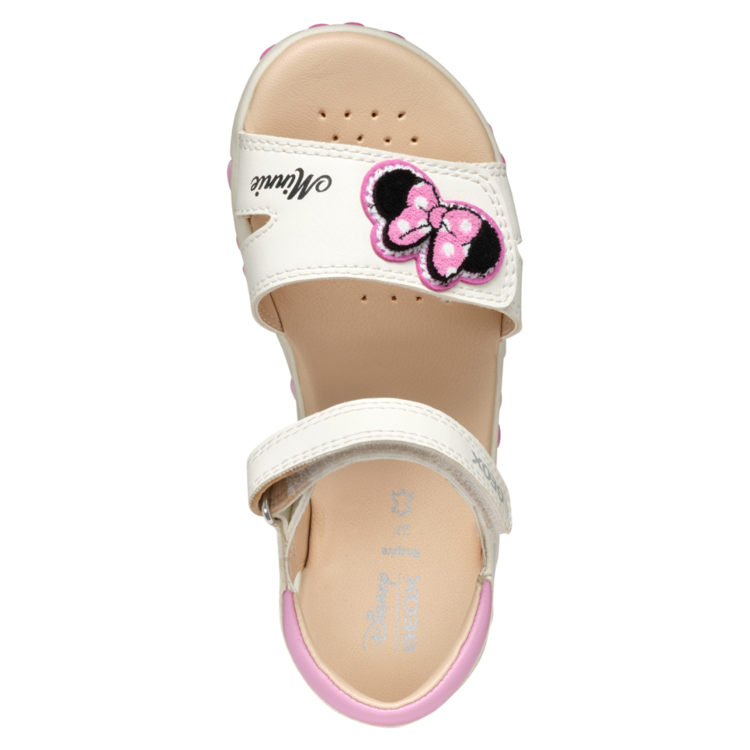 Geox Geox J Haiti White/Dk Pink