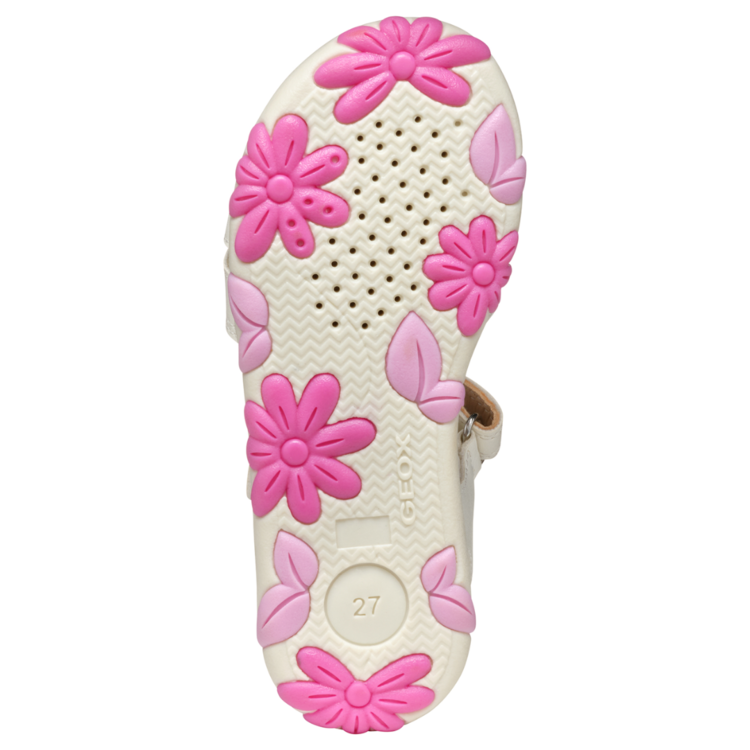 Geox Geox J Haiti White/Dk Pink