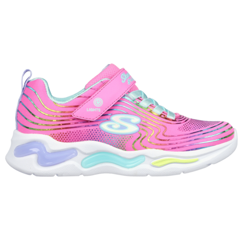 Skechers Lights Wavy Beams Pink/Multi