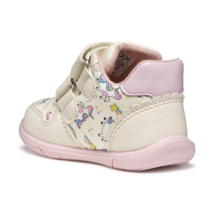 Geox Geox B Zapito Ivory/Pink