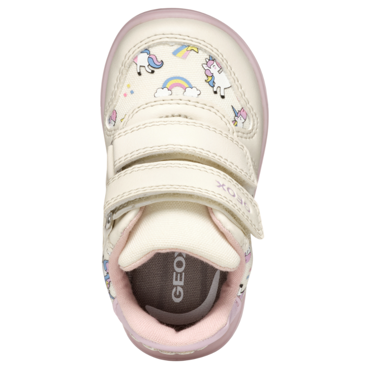 Geox Geox B Zapito Ivory/Pink