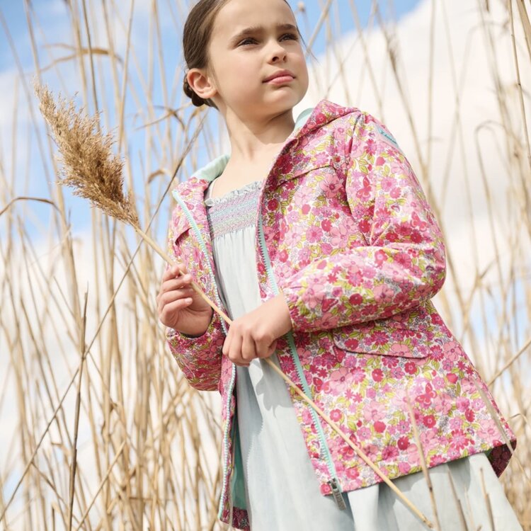 Hatley Hatley Groovy Flowers Microfiber Jacket