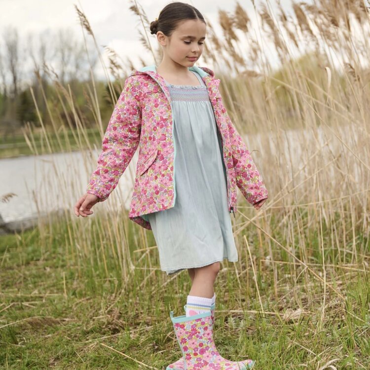 Hatley Hatley Groovy Flowers Microfiber Jacket