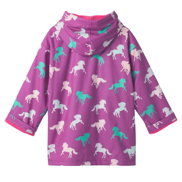 Hatley Hatley Leaping Horses Colour Changing Rain Jacket