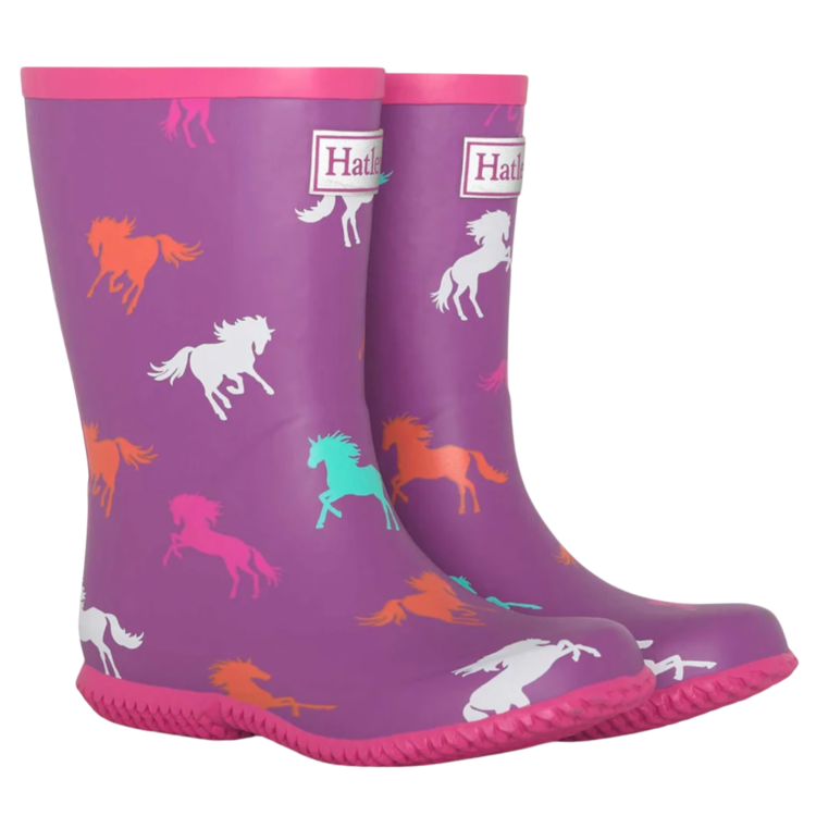 Hatley Hatley Leaping Horses Packable Rain Boot