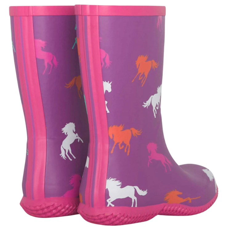Hatley Hatley Leaping Horses Packable Rain Boot