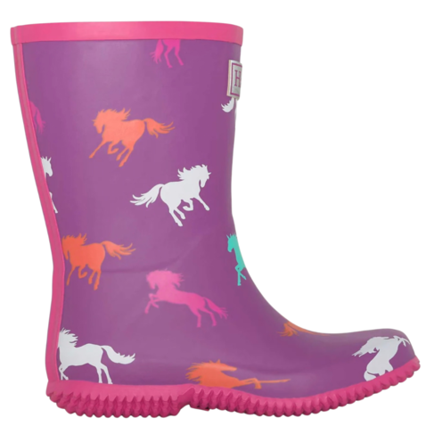 Hatley Leaping Horses Packable Rain Boot