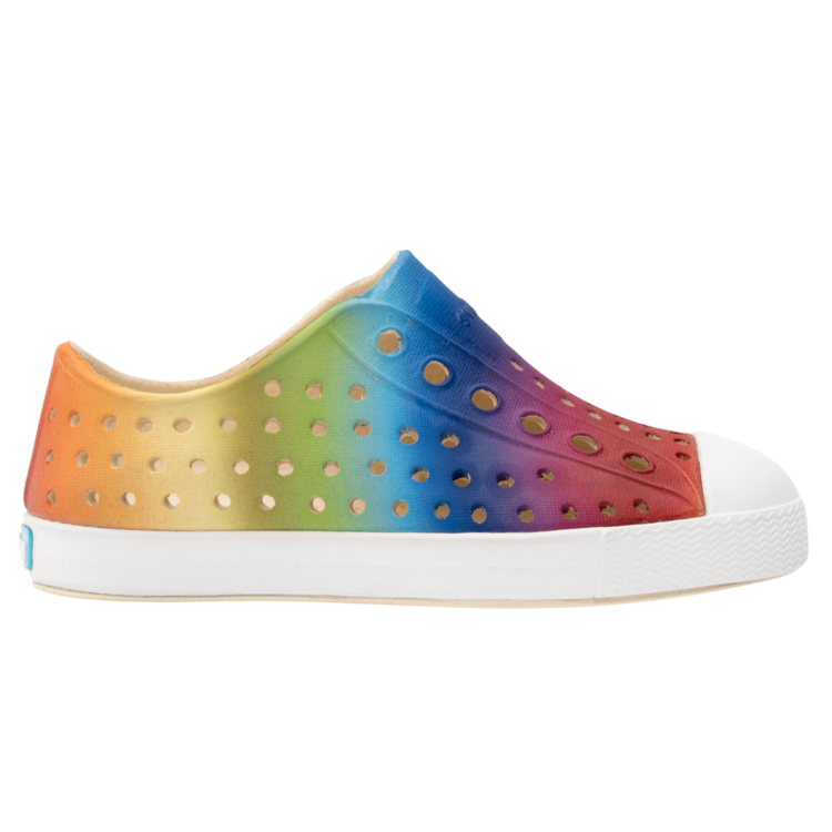 Native Native Jefferson Print Shell White/Rainbow Gradient