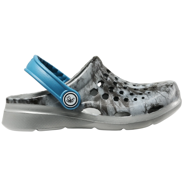 Joybees Joybees Kids' Active Graphic Clog Black Acid Wash/Deep Teal