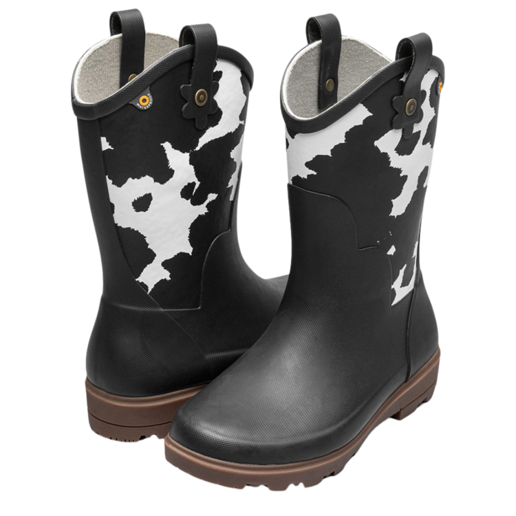 Bogs Bogs Rainboot Lil Jolene Black/White