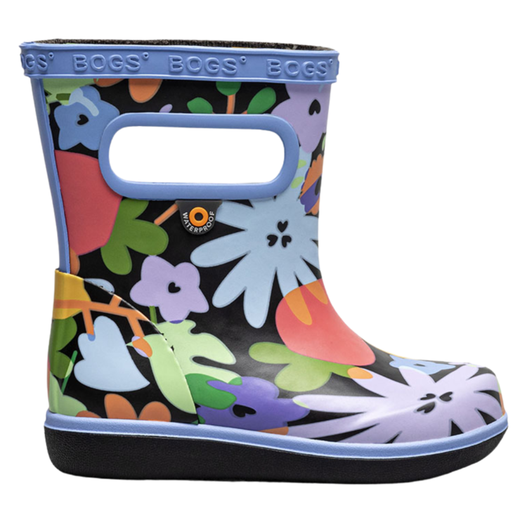 Bogs Bogs Skipper II Overlap Flowers Black Multi