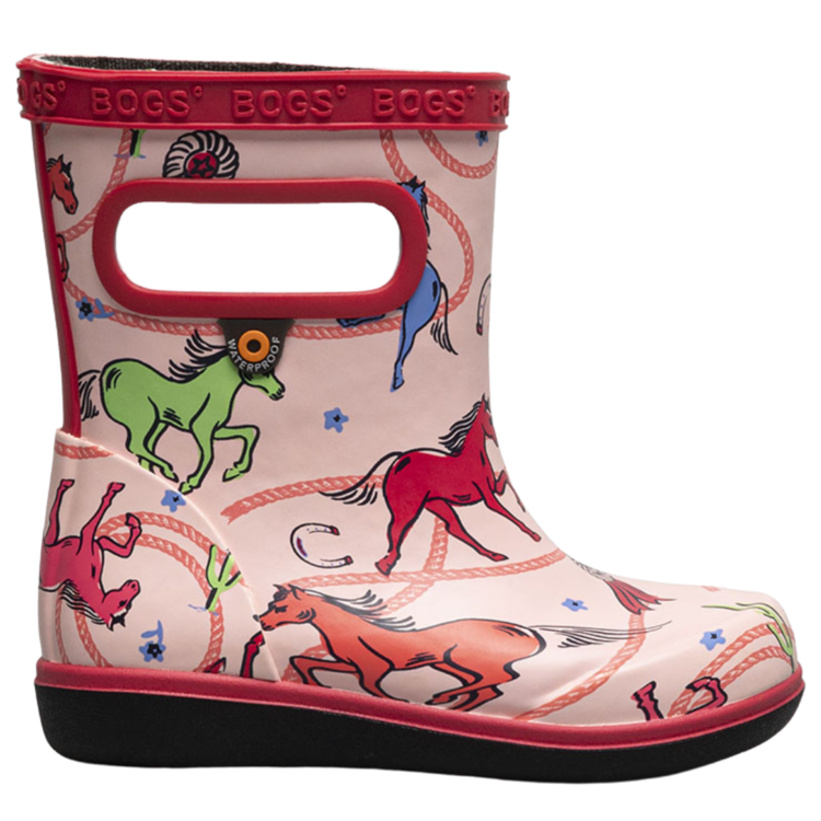 Bogs Bogs Skipper II Rodeo Horses Pink Multi
