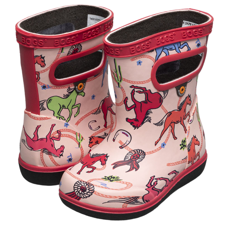 Bogs Bogs Skipper II Rodeo Horses Pink Multi