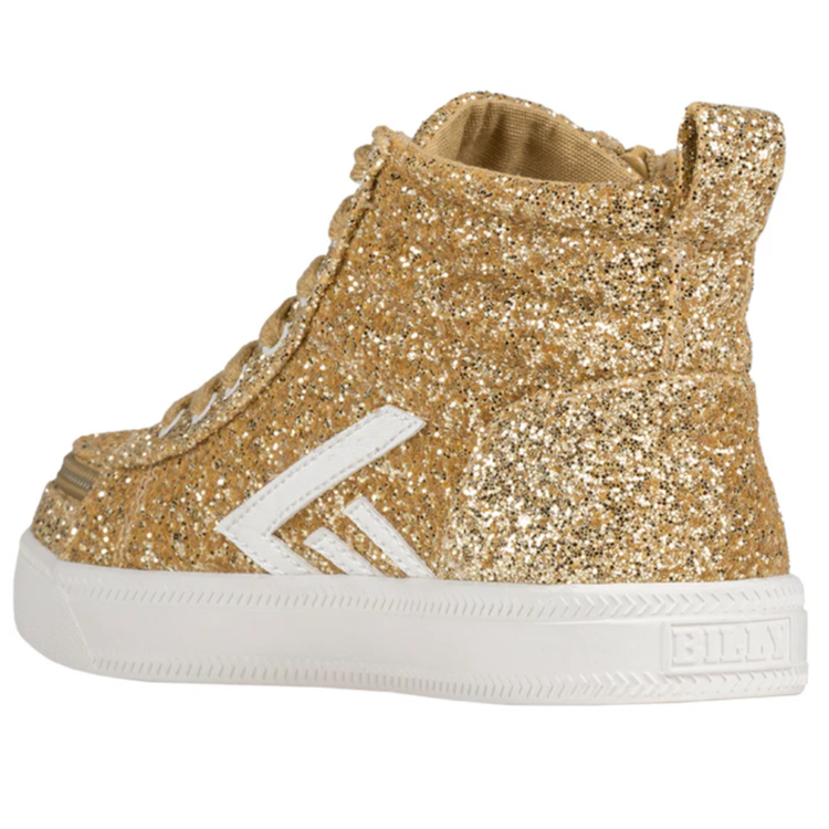 Billy Footwear Billy CS High Top Champagne Glitz (WIDE)