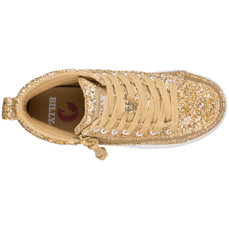 Billy Footwear Billy CS High Top Champagne Glitz (WIDE)