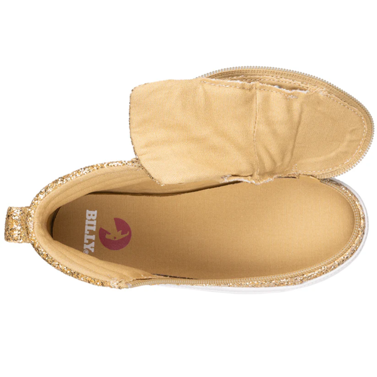 Billy Footwear Billy CS High Top Champagne Glitz (WIDE)