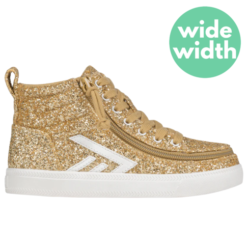 Billy Footwear CS High Top Champagne Glitz (WIDE)