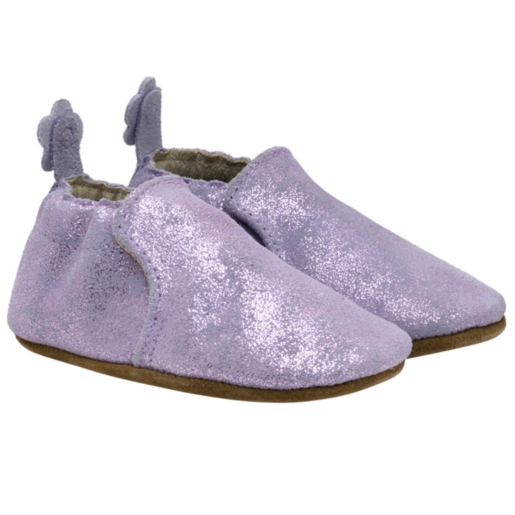 Robeez Robeez Soft Soles Pretty Pearl Lavender