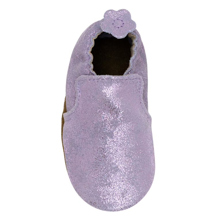 Robeez Robeez Soft Soles Pretty Pearl Lavender