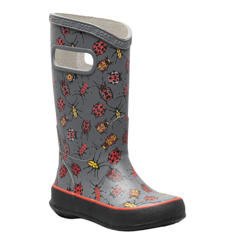 Bogs Bogs Rainboot Bugs Gray
