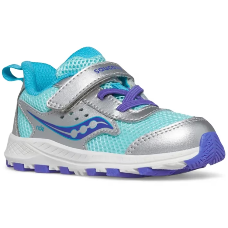 Saucony Saucony Ride Jr Silver/Turquoise