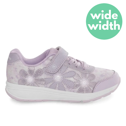 Stride Rite Lighted Glimmer Lavender (WIDE)