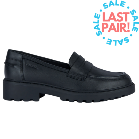 Geox J Casey Loafer Black (Youth 6)