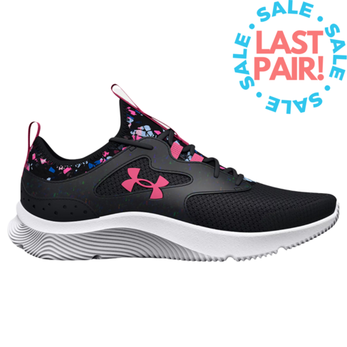 Under Armour GS Infinity 2.0 Printed Black/Pink Punk (Youth 7)